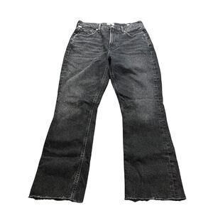 Citizens of Humanity Isola Cropped Bootcut Jeans‎ Black Womens Pants Size 28